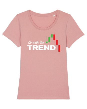 Go with the trend - dark bg Canyon Pink