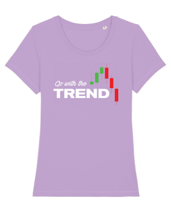 Go with the trend - dark bg Lavender Dawn