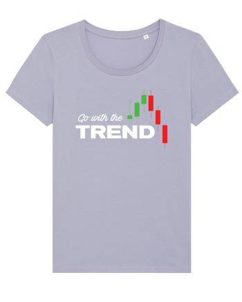 Go with the trend - dark bg Lavender