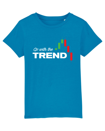 Go with the trend - dark bg Azur