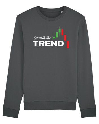 Go with the trend - dark bg Anthracite