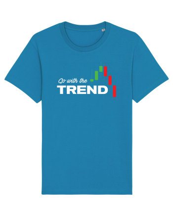 Go with the trend - dark bg Azur
