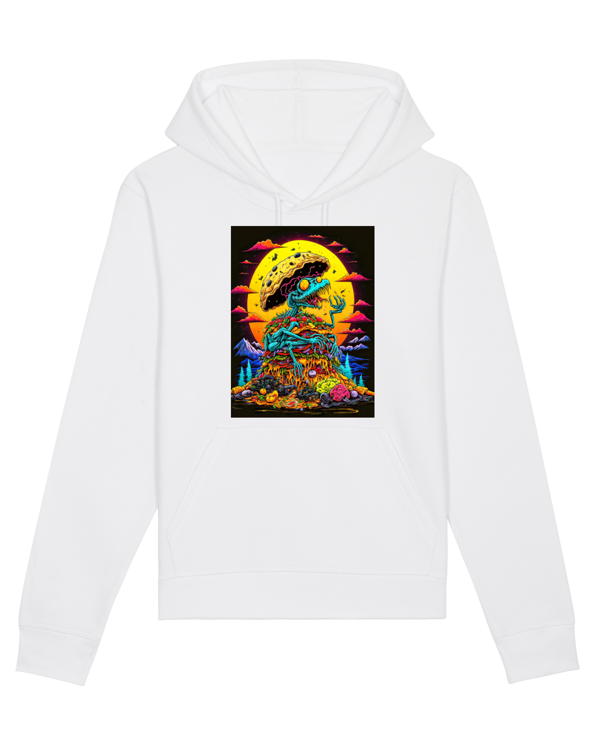 Hanorac Unisex Drummer White