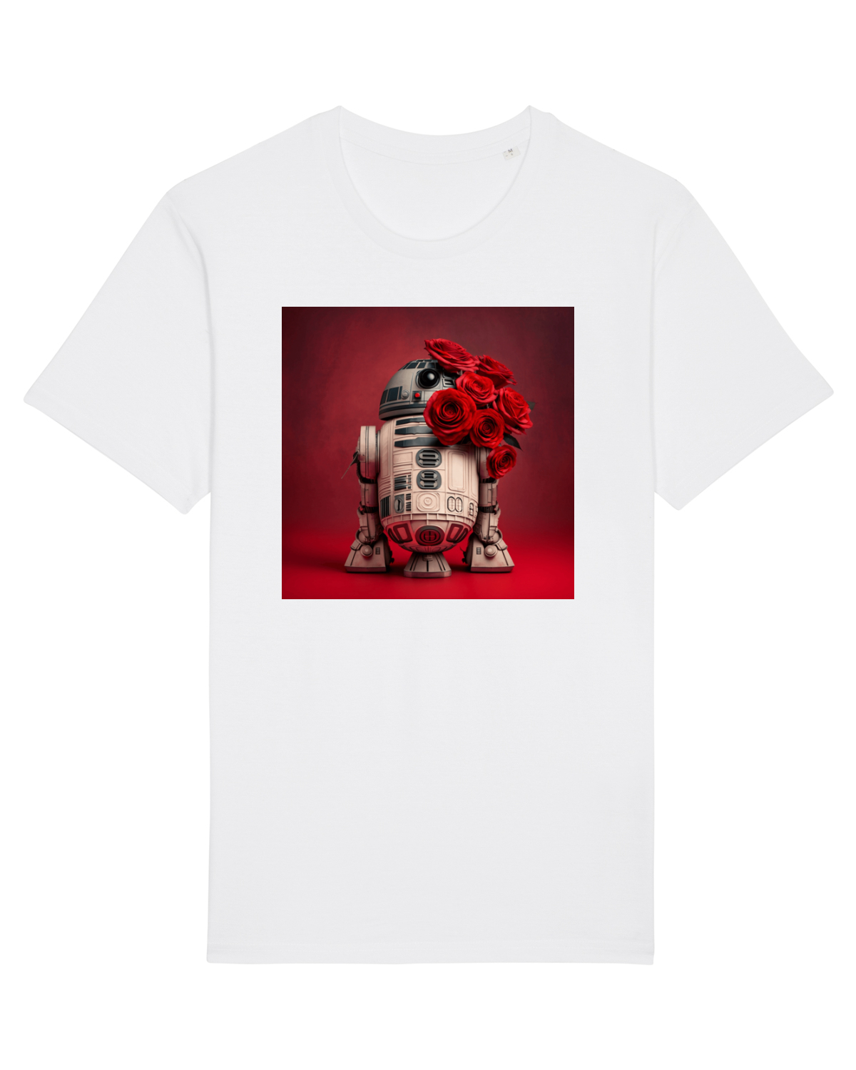 Tricou mânecă scurtă Unisex Rocker White