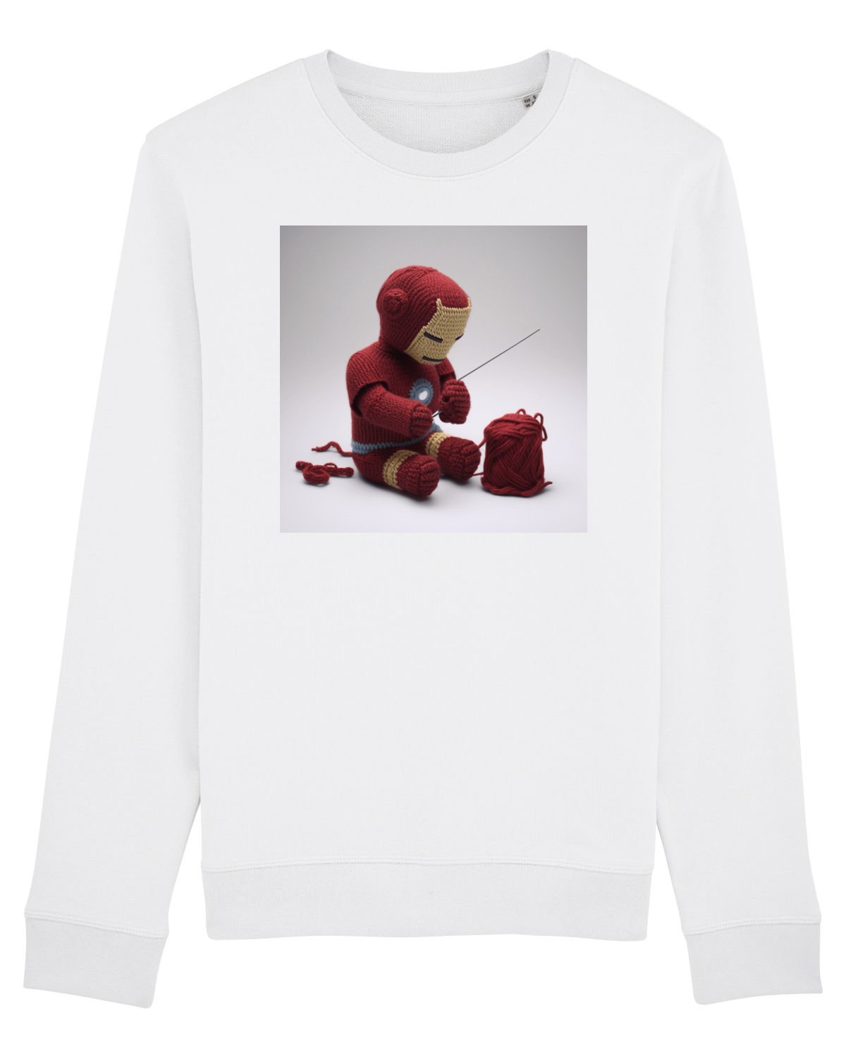 Bluză mânecă lungă Unisex Rise White