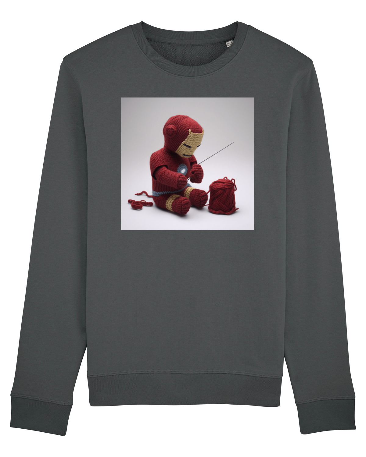 Bluză mânecă lungă Unisex Rise Anthracite