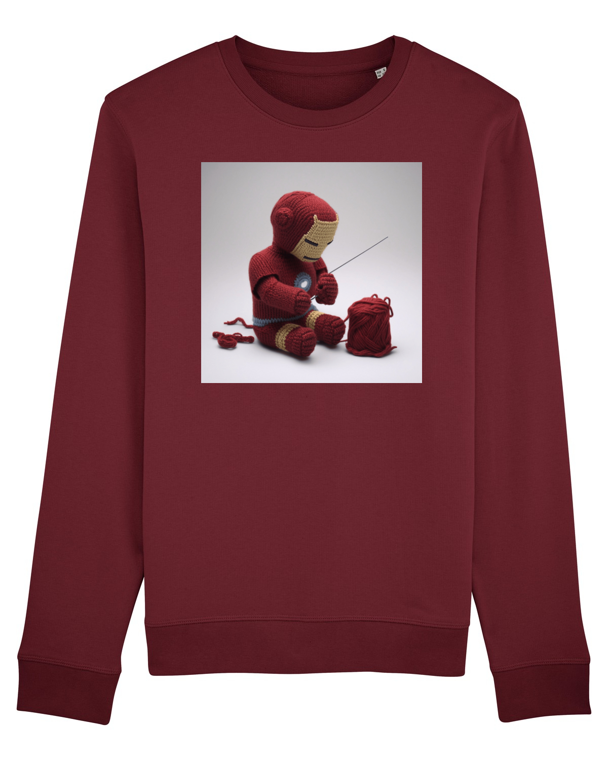 Bluză mânecă lungă Unisex Rise Burgundy