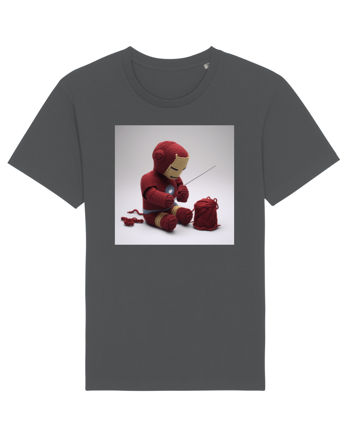 Tricou mânecă scurtă Unisex Rocker Anthracite