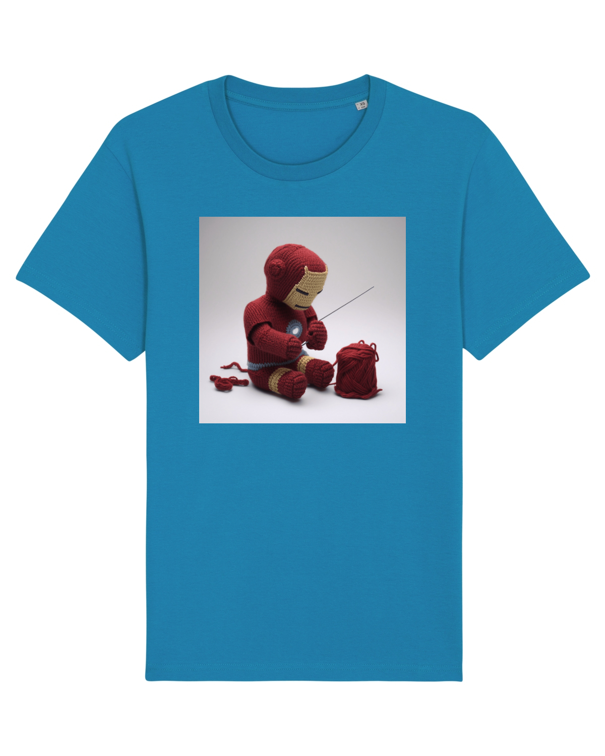 Tricou mânecă scurtă Unisex Rocker Azur