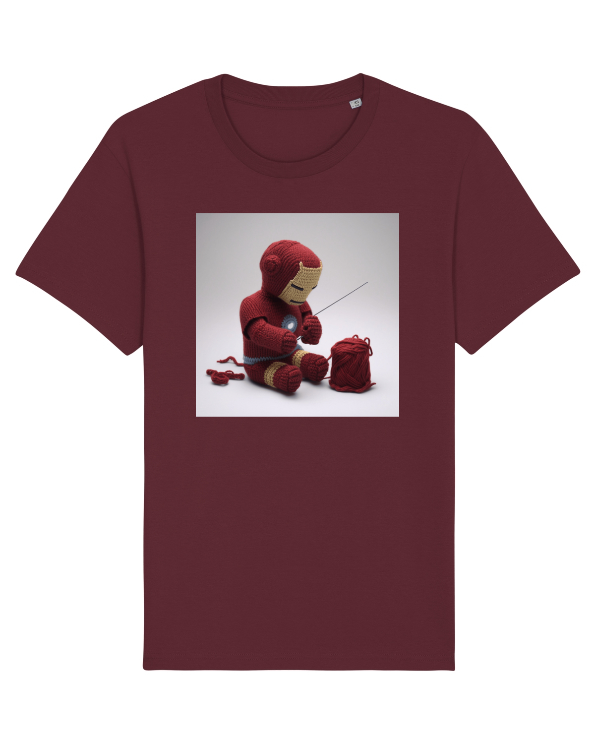 Tricou mânecă scurtă Unisex Rocker Burgundy