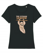 The Fitness Leader Tricou mânecă scurtă guler larg fitted Damă Expresser