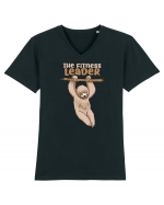 The Fitness Leader Tricou mânecă scurtă guler V Bărbat Presenter