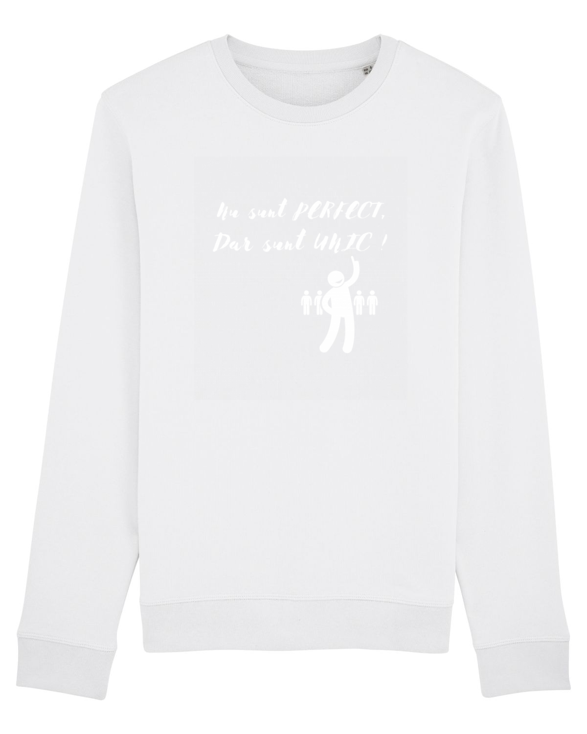 Bluză mânecă lungă Unisex Rise White