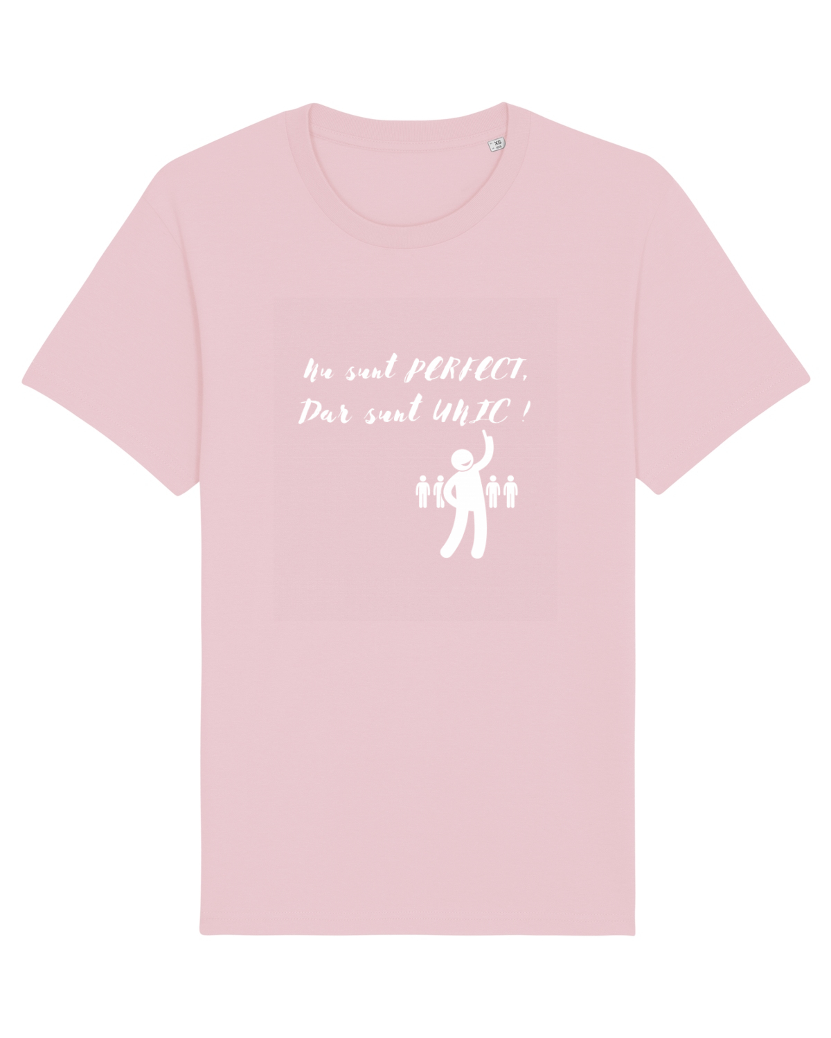 Tricou mânecă scurtă Unisex Rocker Cotton Pink