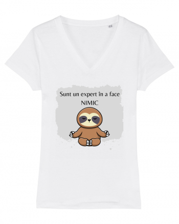 SUNT UN EXPERT IN A FACE NIMIC White