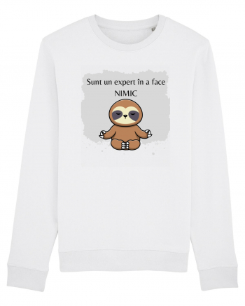 SUNT UN EXPERT IN A FACE NIMIC White