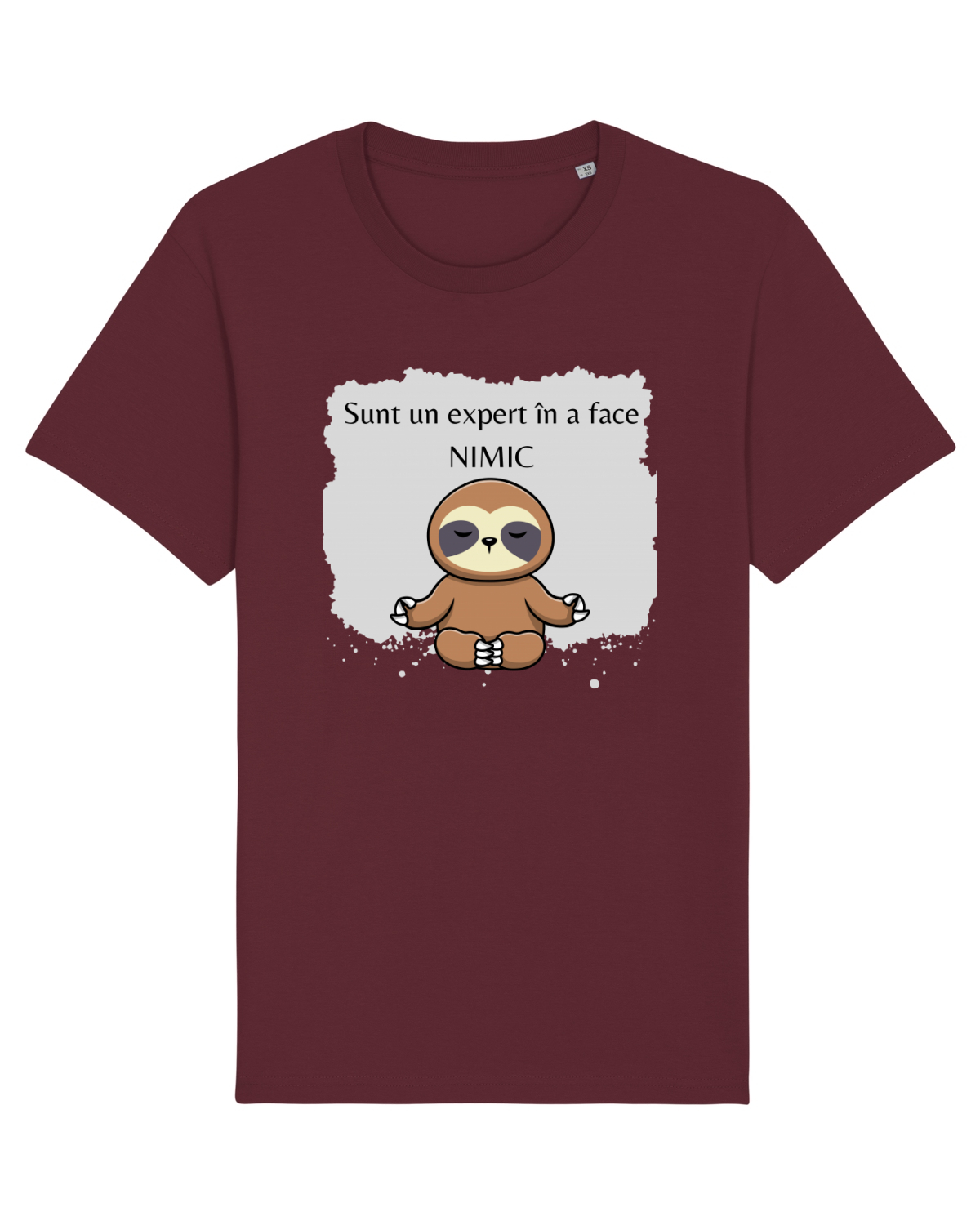 Tricou mânecă scurtă Unisex Rocker Burgundy