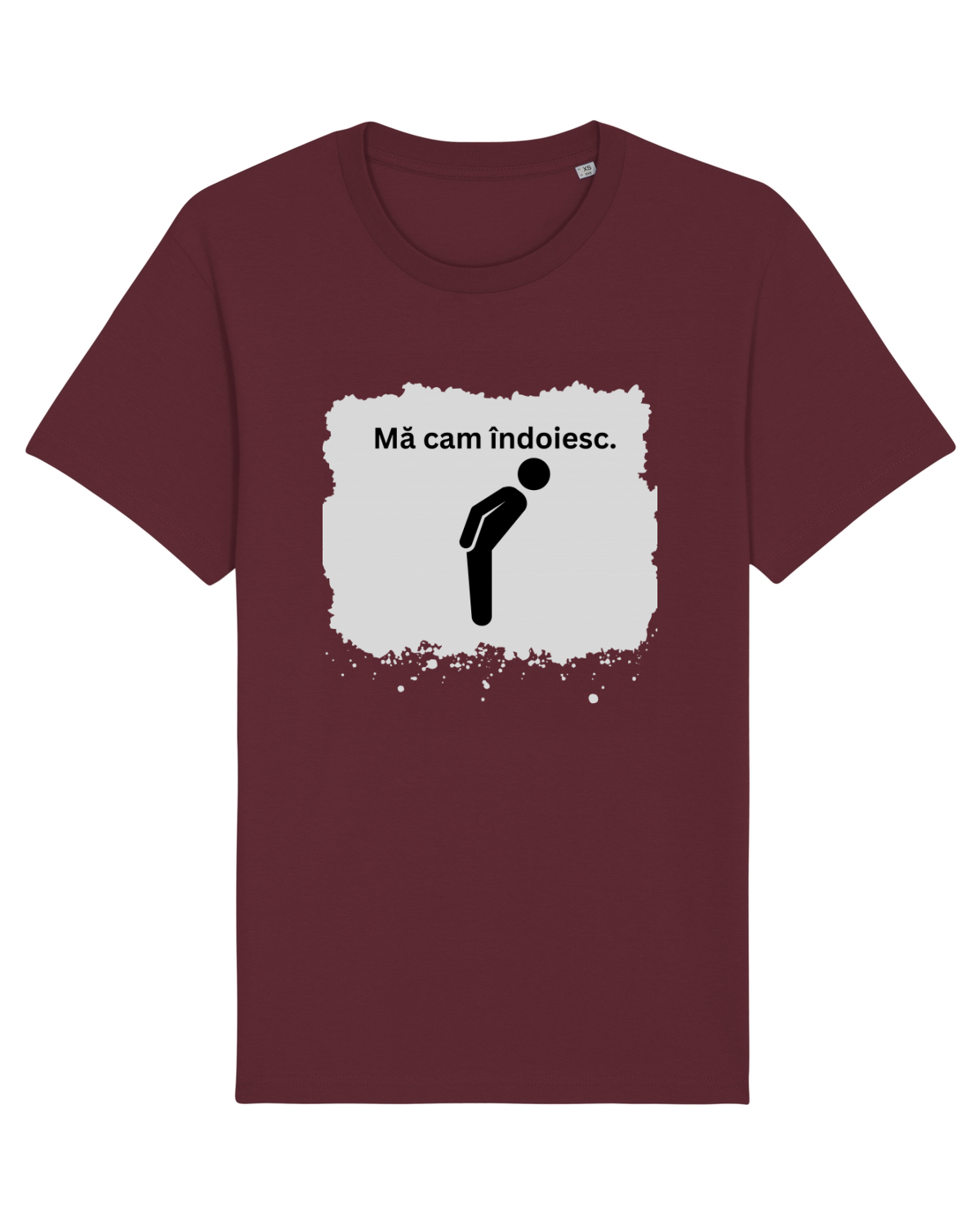 Tricou mânecă scurtă Unisex Rocker Burgundy