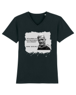 SA LUCREZI LA MULTINATIONALA Tricou mânecă scurtă guler V Bărbat Presenter