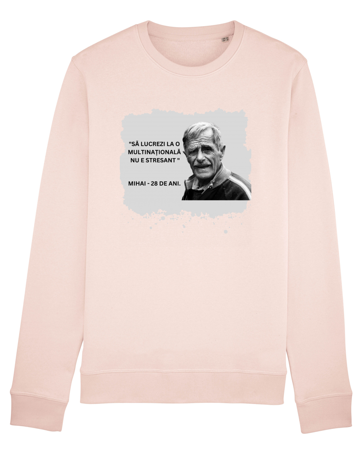 Bluză mânecă lungă Unisex Rise Candy Pink