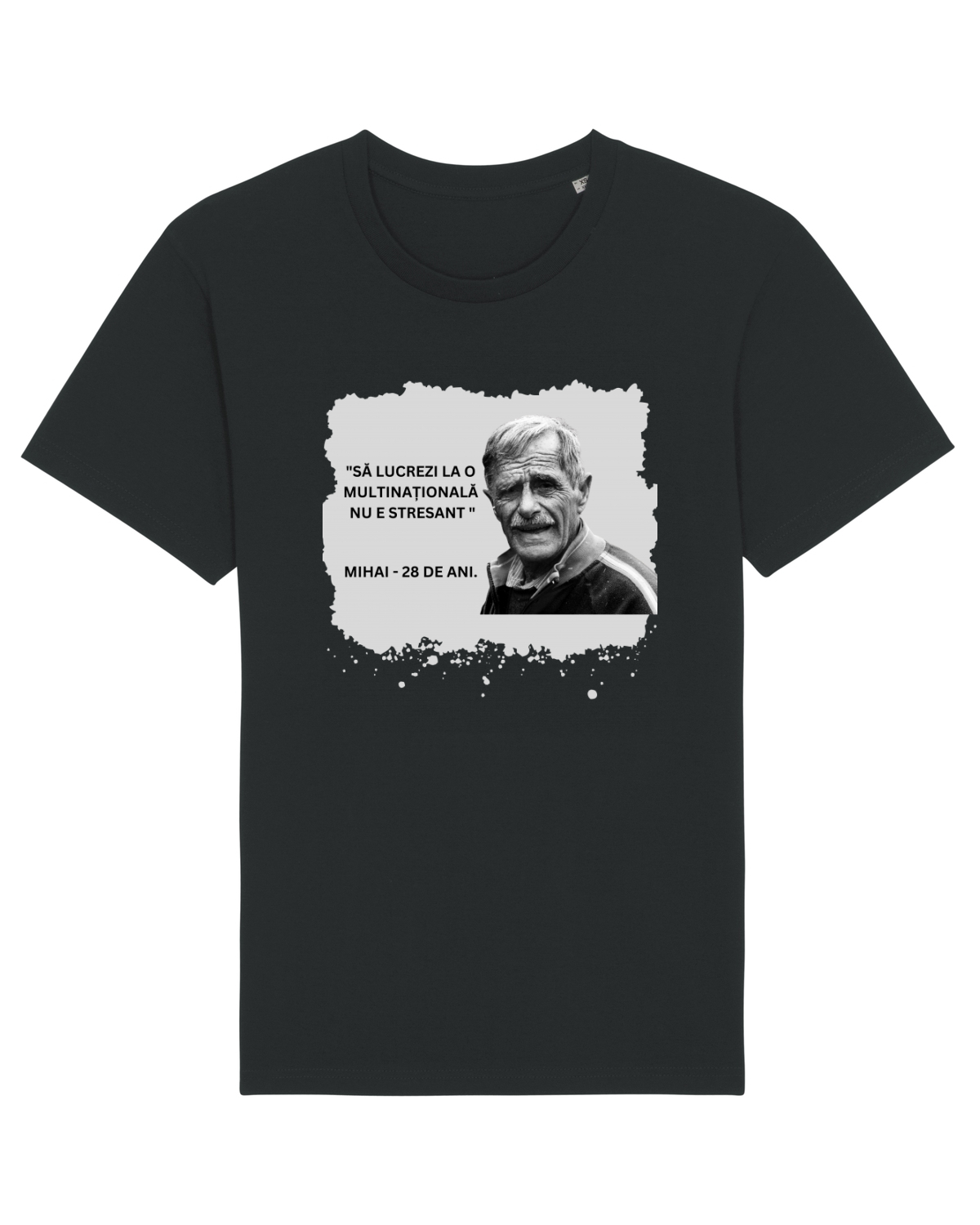 Tricou mânecă scurtă Unisex Rocker Black