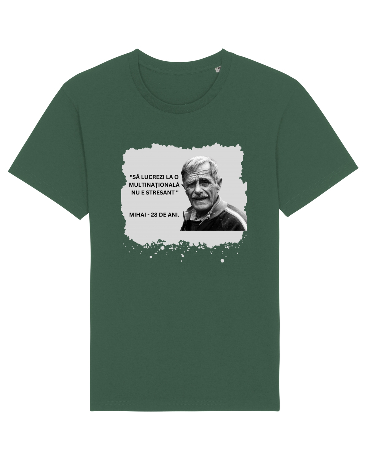 Tricou mânecă scurtă Unisex Rocker Bottle Green