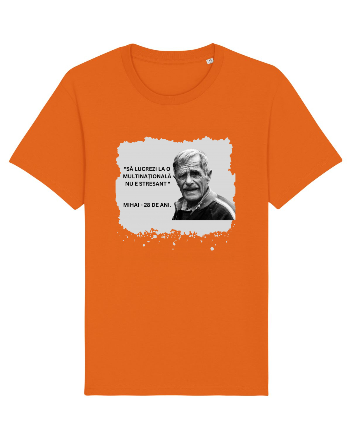 Tricou mânecă scurtă Unisex Rocker Bright Orange