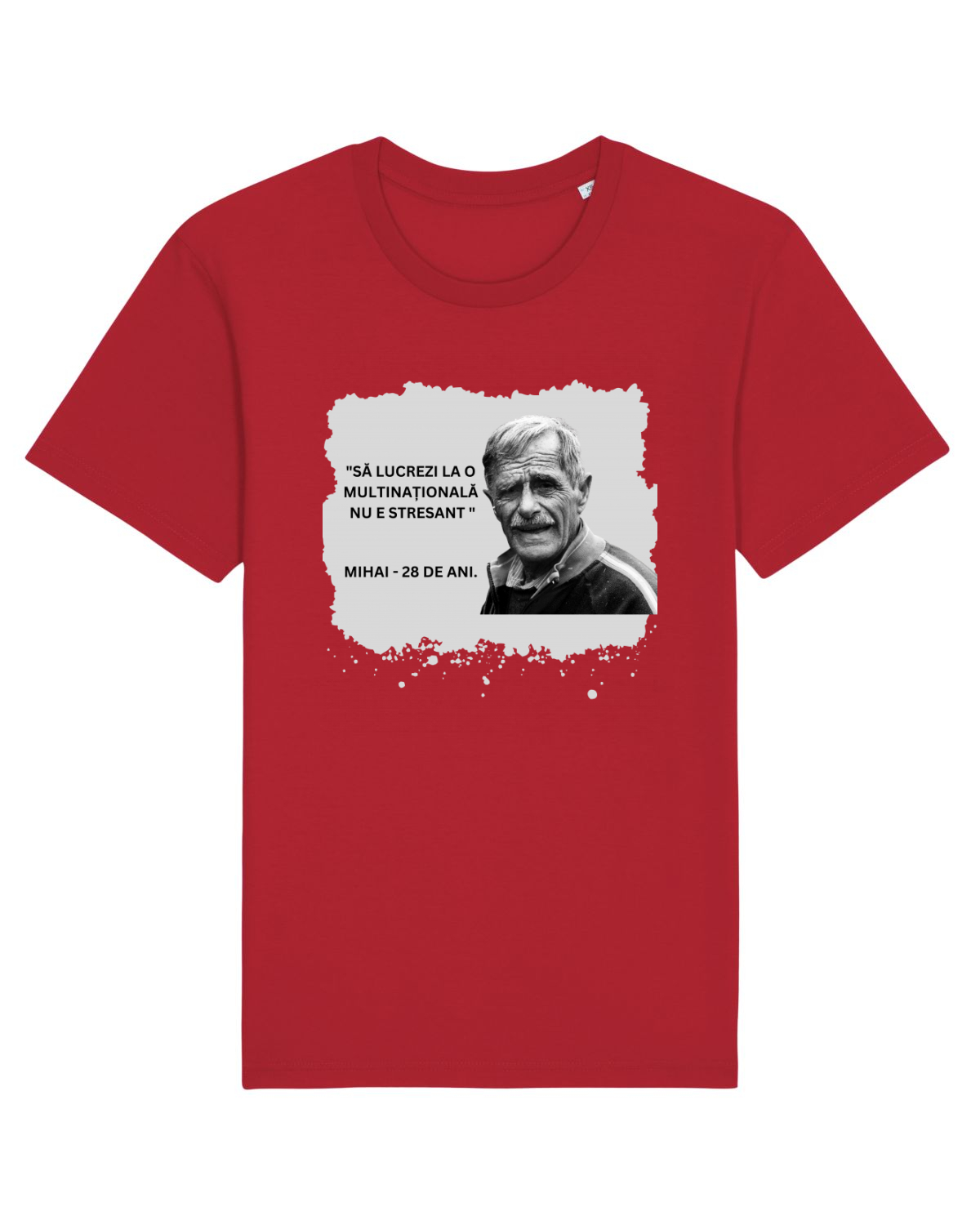 Tricou mânecă scurtă Unisex Rocker Red