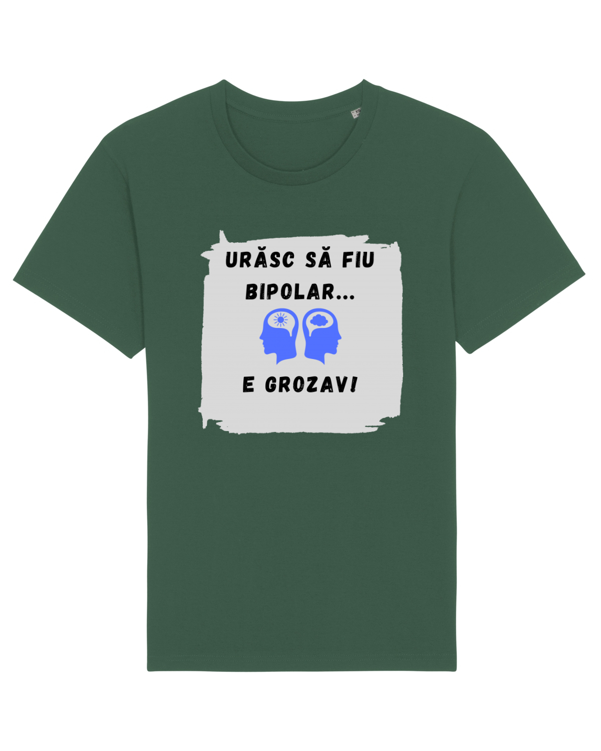 Tricou mânecă scurtă Unisex Rocker Bottle Green