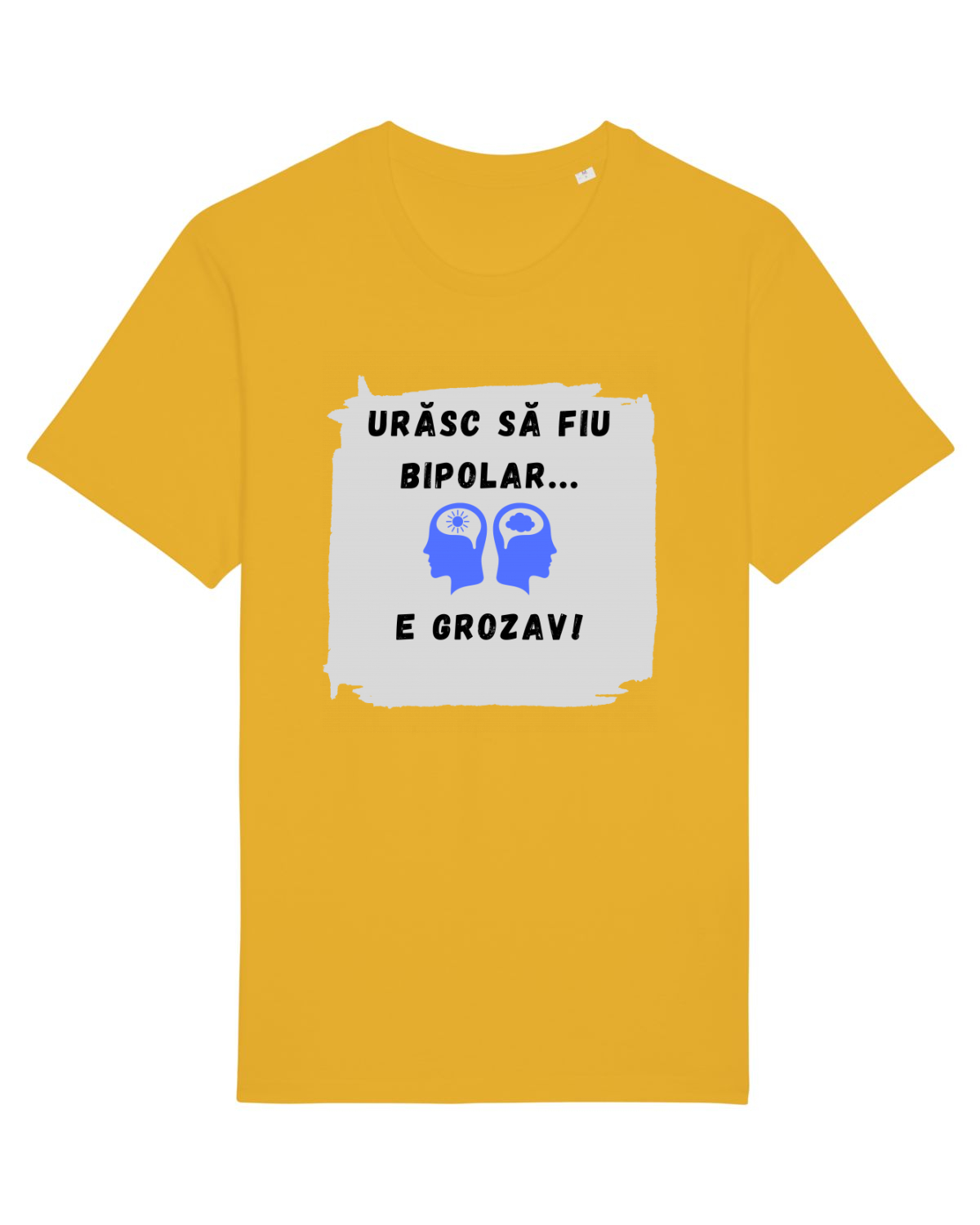 Tricou mânecă scurtă Unisex Rocker Spectra Yellow