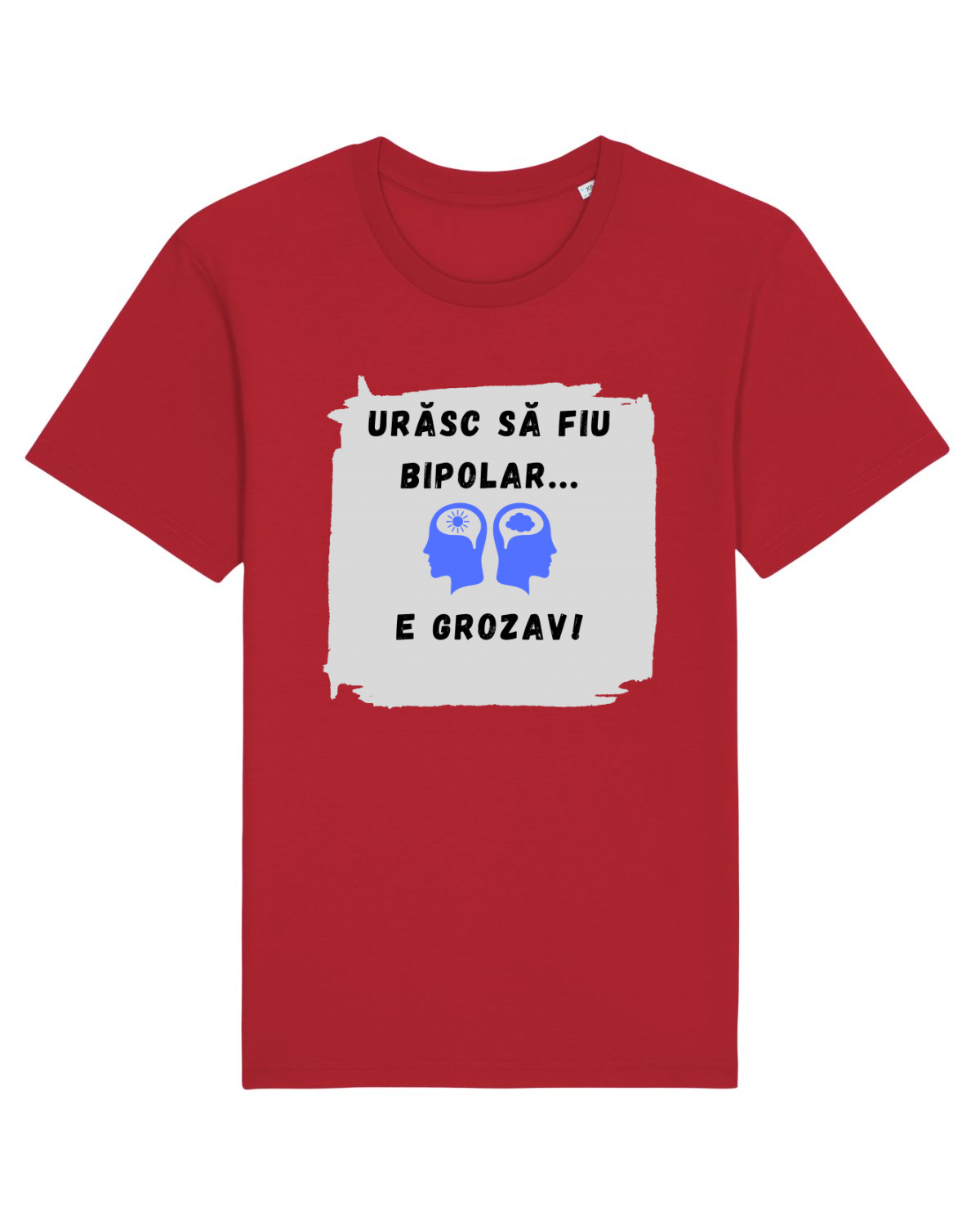 Tricou mânecă scurtă Unisex Rocker Red