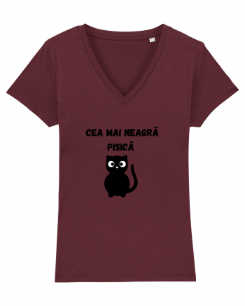 CEA MAI NEAGRA PISICA Burgundy