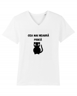 CEA MAI NEAGRA PISICA Tricou mânecă scurtă guler V Bărbat Presenter