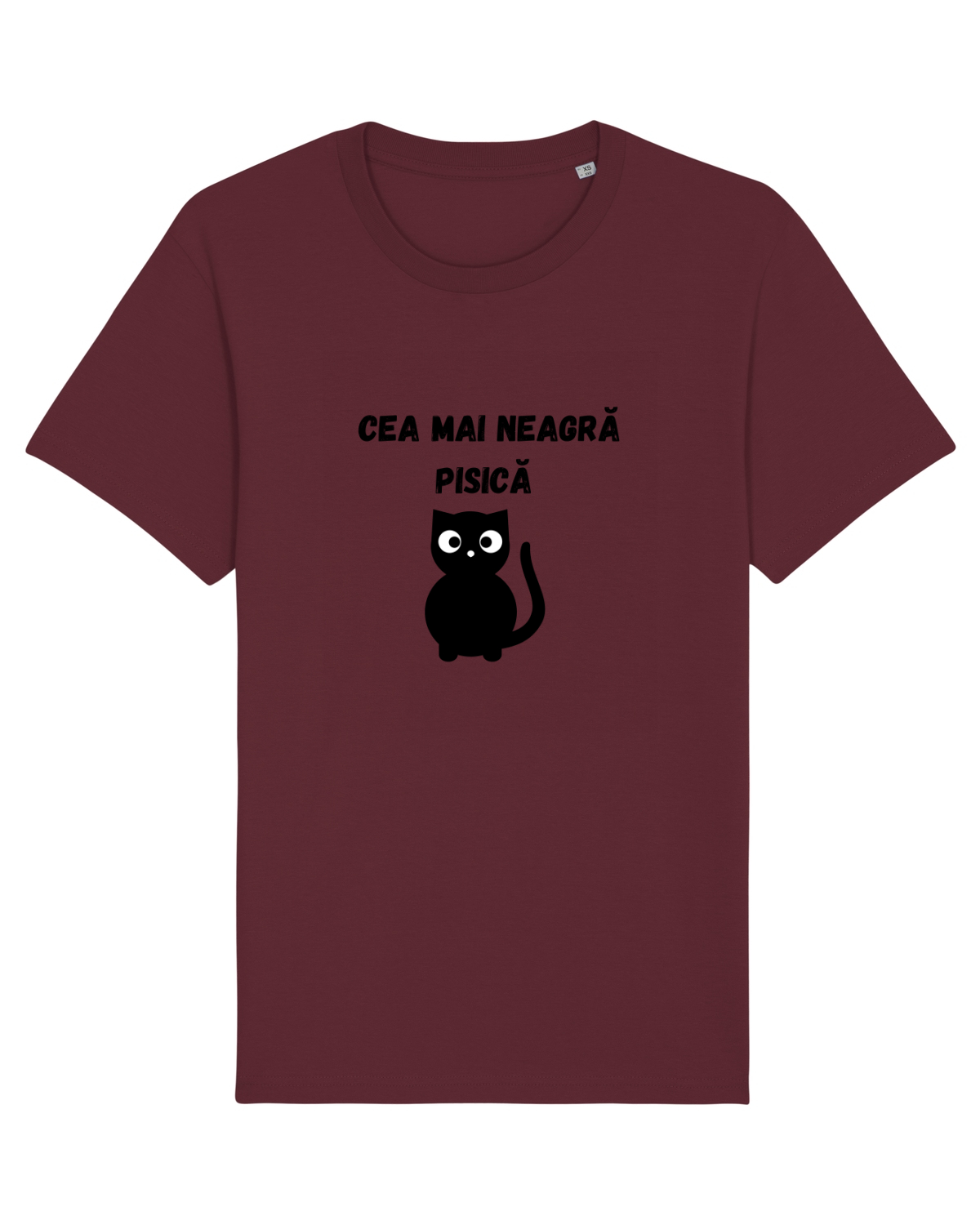 Tricou mânecă scurtă Unisex Rocker Burgundy