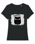 BUFNITA-SI Tricou mânecă scurtă guler larg fitted Damă Expresser