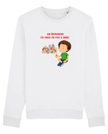 AM INCREDERE CA CEEA CE FAC E BINE White