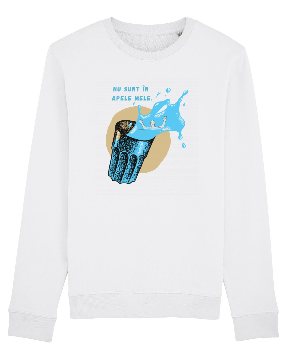 Bluză mânecă lungă Unisex Rise White