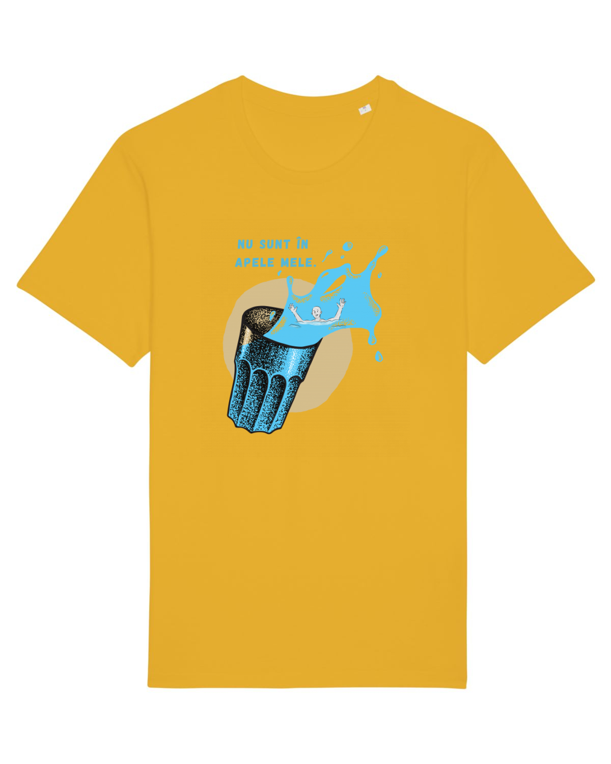 Tricou mânecă scurtă Unisex Rocker Spectra Yellow