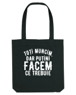 Toti muncim, dar putini facem ce trebuie Sacoșă textilă