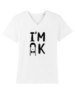 imok Tricou mânecă scurtă guler V Bărbat Presenter