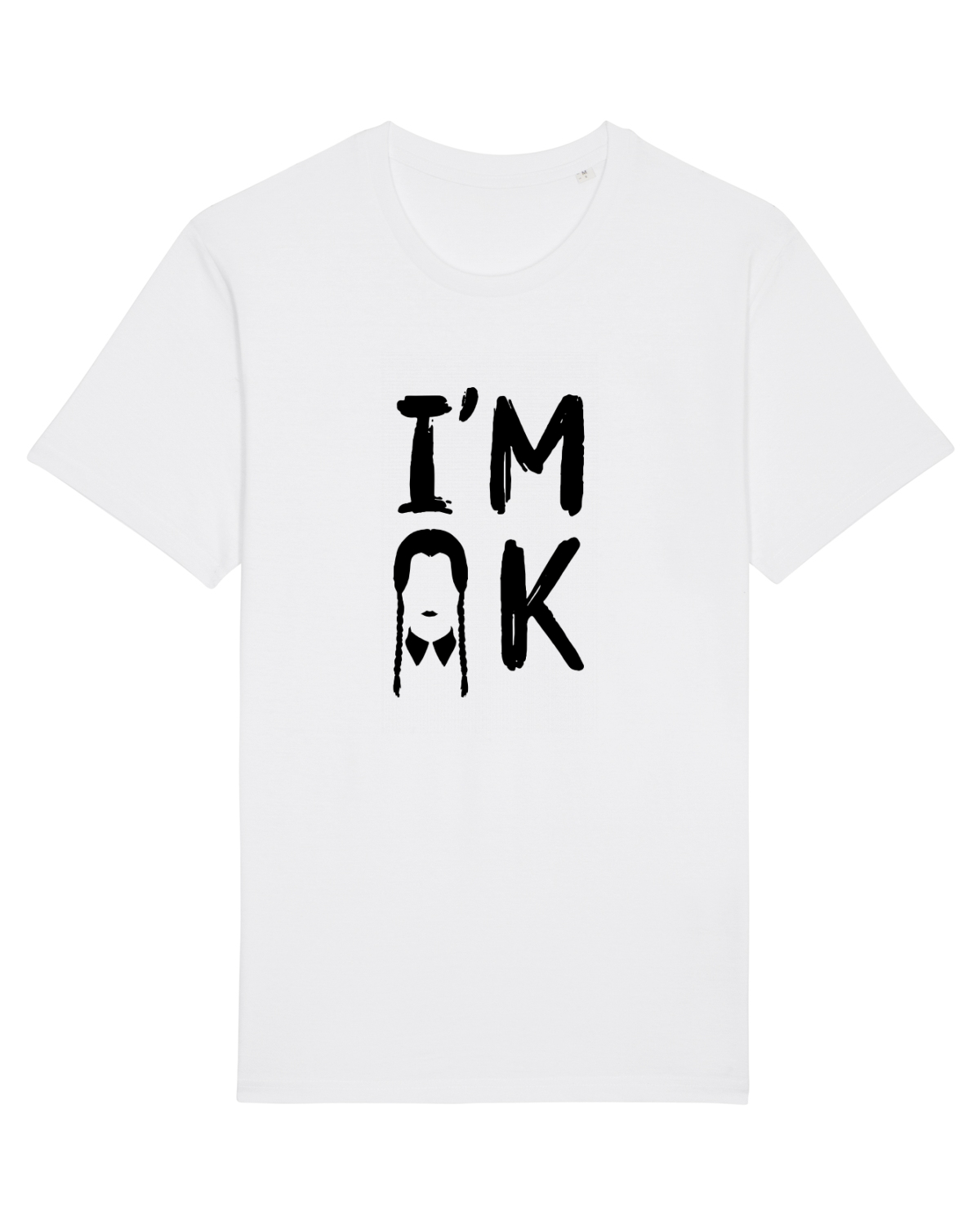 Tricou mânecă scurtă Unisex Rocker White