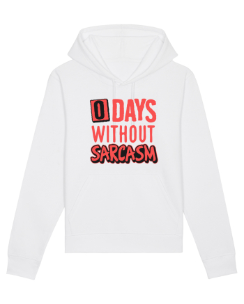 0 days without sarcasm White