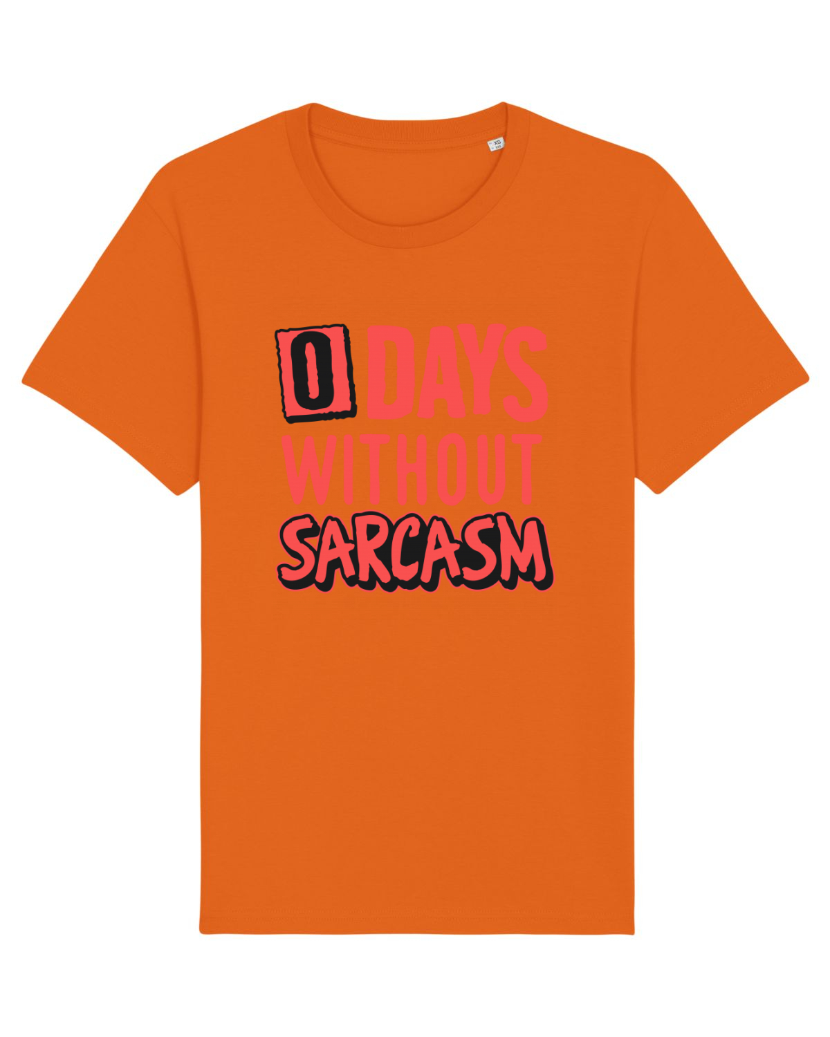 Tricou mânecă scurtă Unisex Rocker Bright Orange