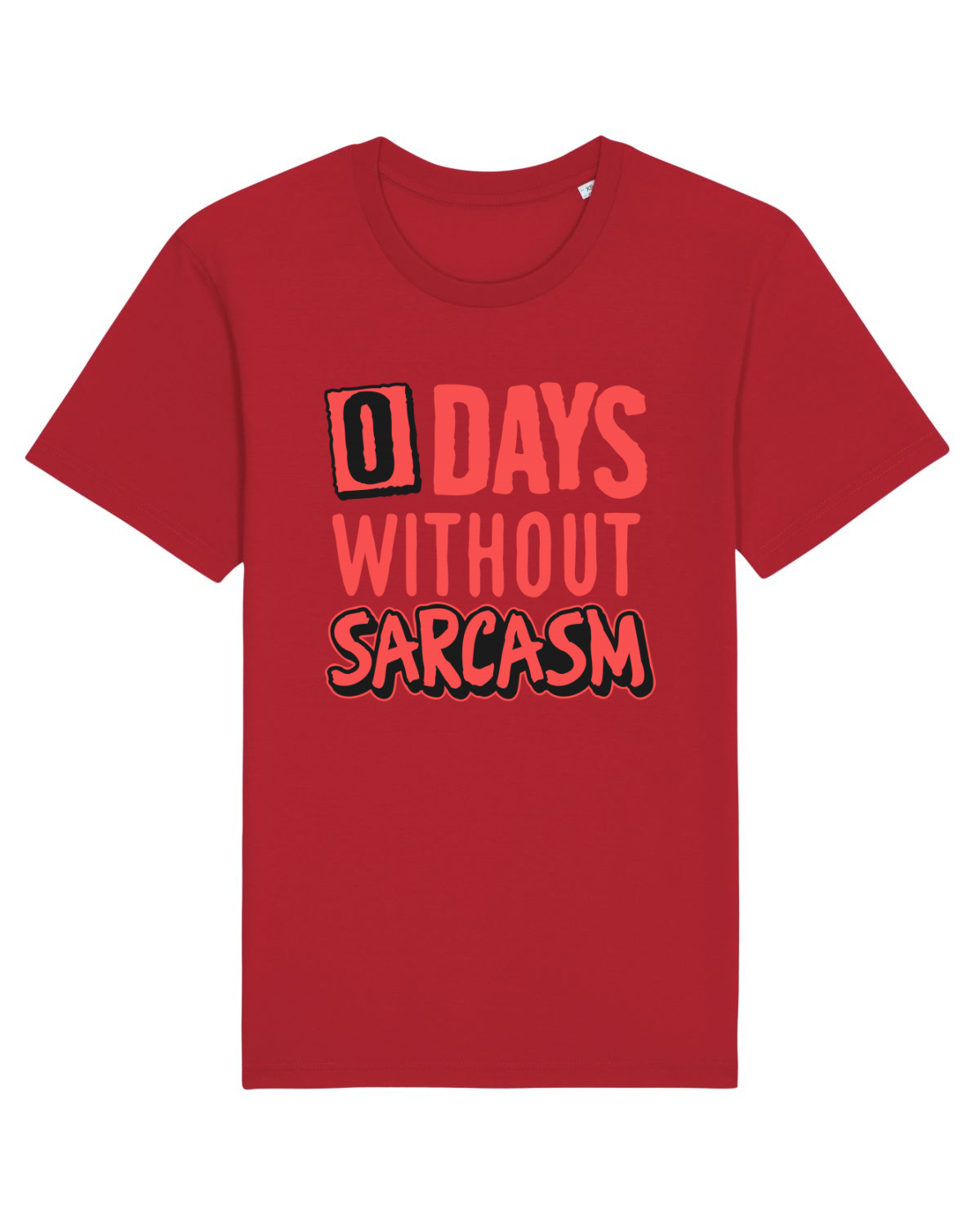 Tricou mânecă scurtă Unisex Rocker Red
