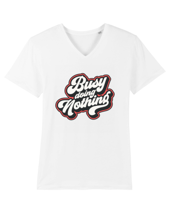 Busy doing nothing White