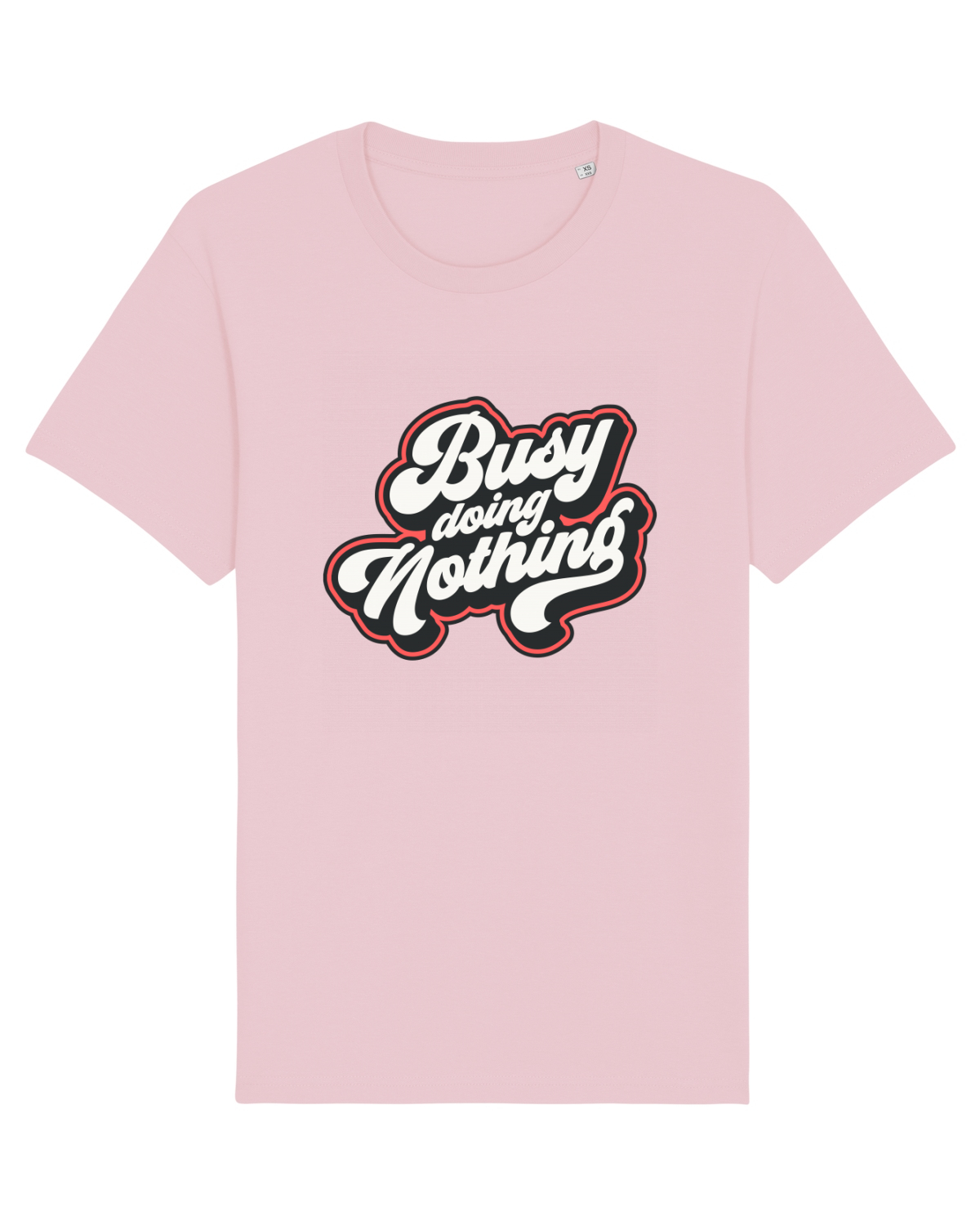 Tricou mânecă scurtă Unisex Rocker Cotton Pink