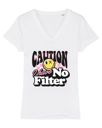 Caution I have no filter White