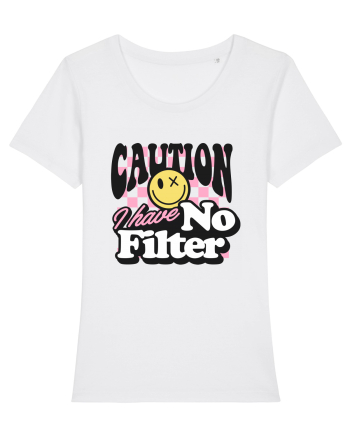Caution I have no filter White