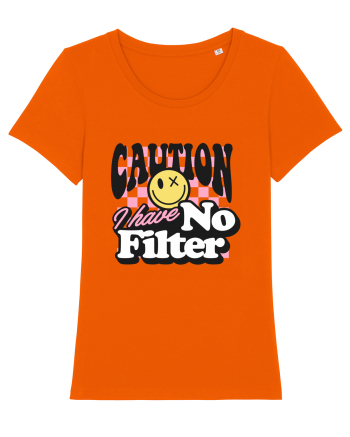 Caution I have no filter Bright Orange