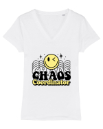 Chaos Coordinator Tricou mânecă scurtă guler V Damă Evoker